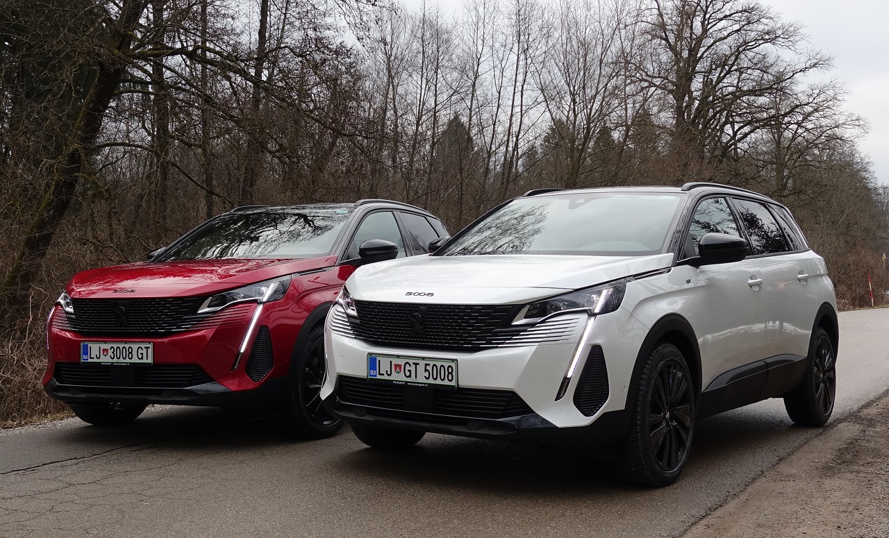 Peugeot pripeljal v Slovenijo osvežena SUV-ja 3008 in 5008