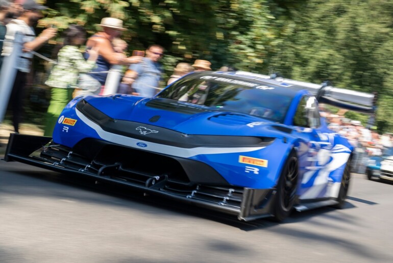 Ford Super Mustang Mach-E slavil tudi v Goodwoodu
