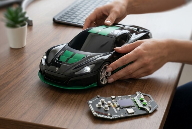 Rimac Nevera kot STEM komplet: sestavite in programirajte legendarnega električnega hiperšportnika